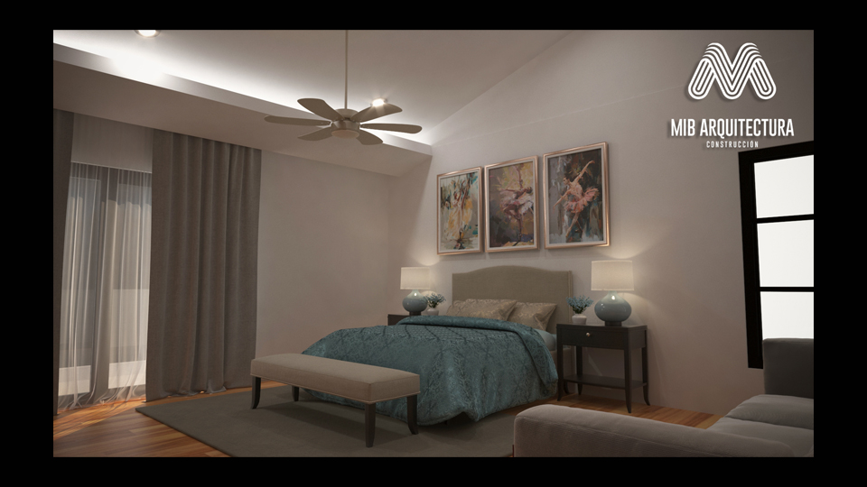 Render Master Bedroom MIB Arquitectura y Construcción